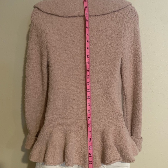 Moda International Pink Ruffle Sweater - Picture 4 of 5